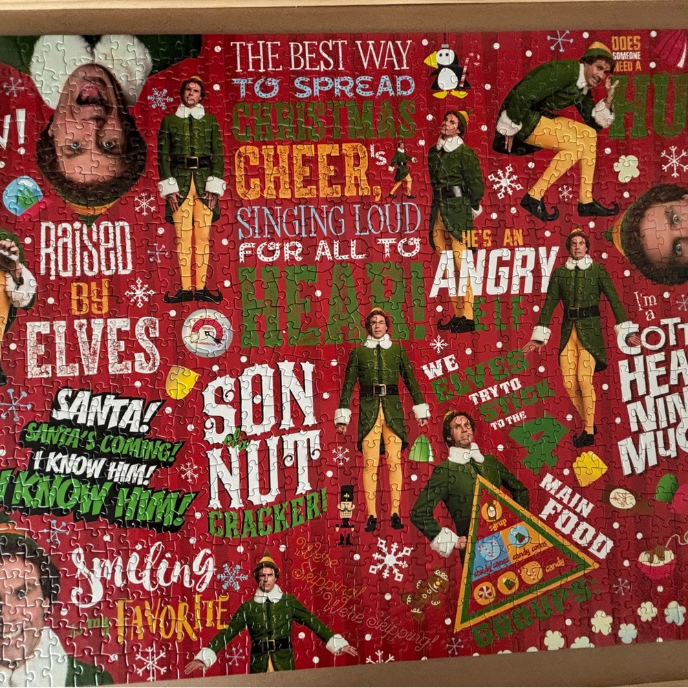 Festive Elf Movie Holiday Puzzle